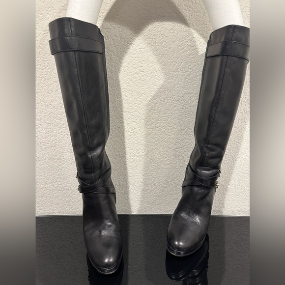 Cole Haan Air Heeled Soft Leather Boots - Picture 1 of 6